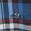Vivienne WestwoodMAN Made In Japan Long Sleeve Check Shirt 44 Blue Other Men's Used