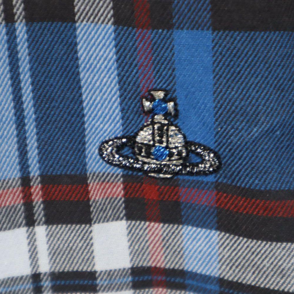 Vivienne WestwoodMAN Made In Japan Long Sleeve Check Shirt 44 Blue Other Men's Used
