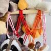 Modisches Lagerregal 2-stöckiges Holz Spielzeug-Aufbewahrungsnetz für Kinderzimmer Ornamente