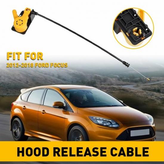 For 2012-2018 Ford Focus Latch Hood Release Pull Handle Cable Lever CV6Z16A770A