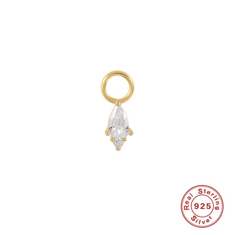 S925 Sterling Silver Earrings Charm Beads Pendant Earrings Earrings Accessories Work Wear Earrings Pendant Women