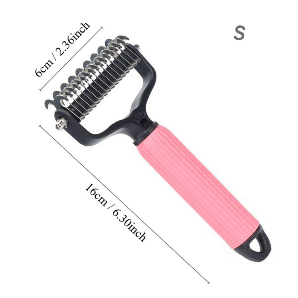 Remove Tangles Hair Grooming Tool Double-sided Puppy Hair Shedding Comb Practical Pet Supplies  Cat