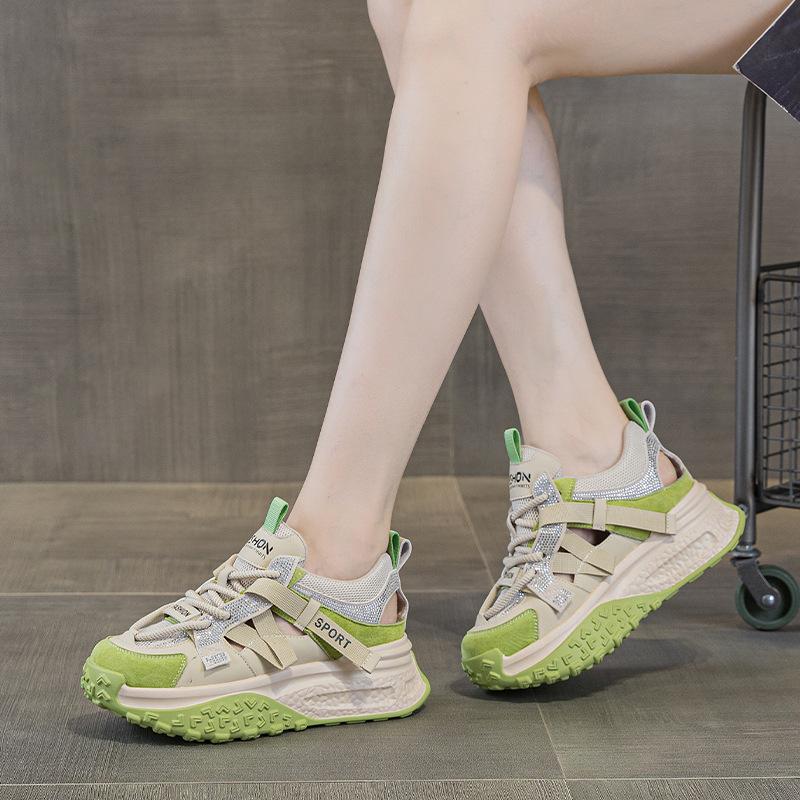 2522 Dad Shoes Women's Summer Mesh Breathable Versatile Dad Shoes Student Sports and Leisure Shoes