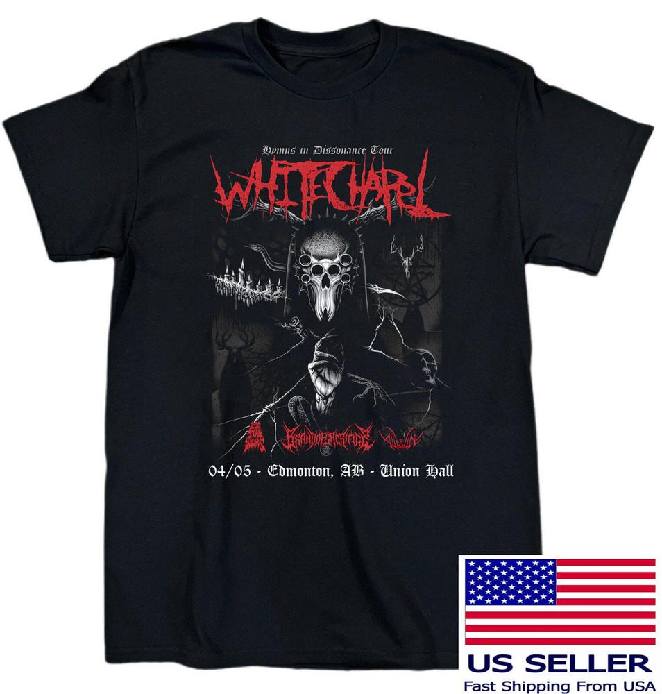 NEW Whitechapel Band 2025 Tour Heavy Cotton S-5XL T Shirt Black UR773 Unisex T-Shirt L
