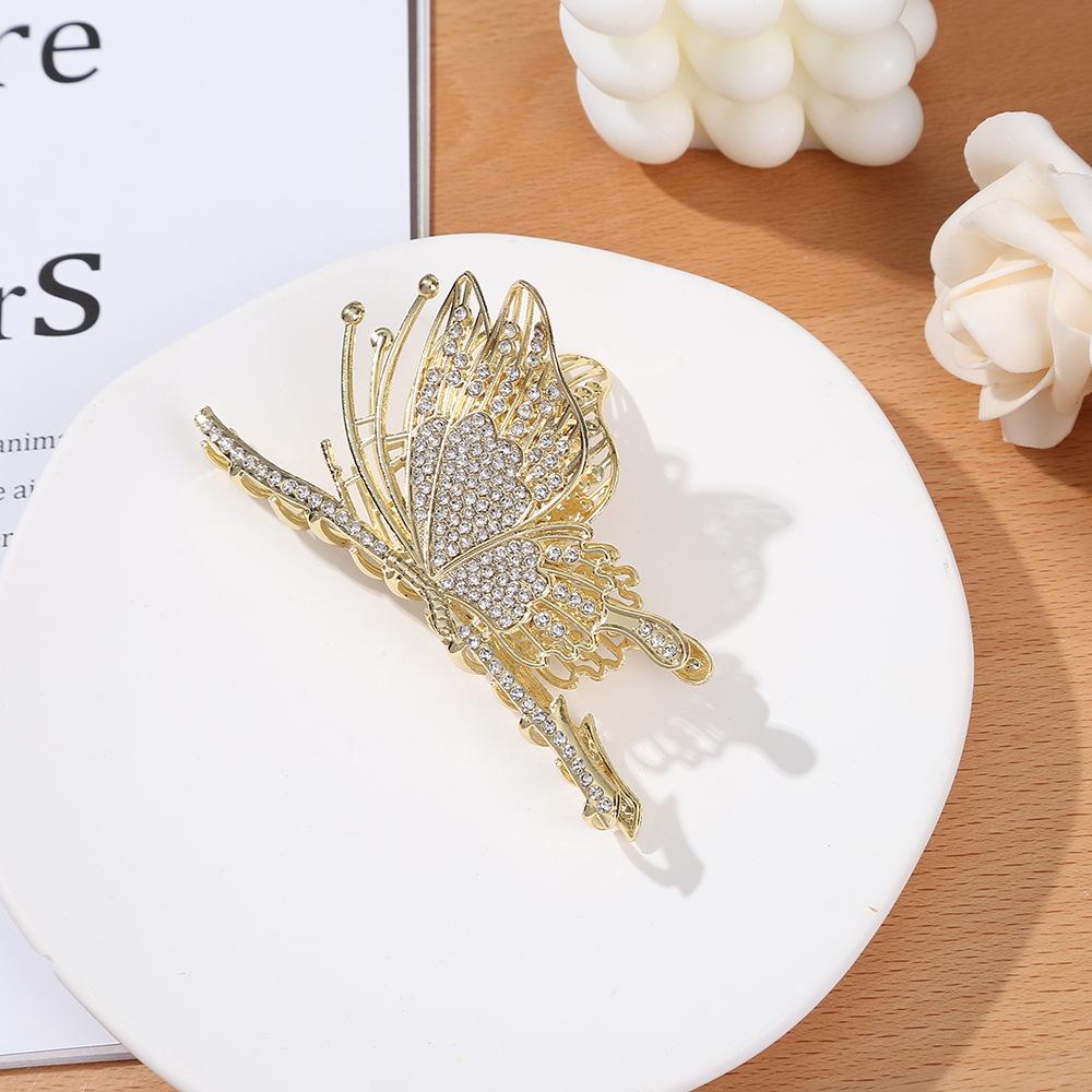 

1 шт. металлическая заколка-кисточка для женщин, заколка-акула высокого класса, новый дизайн заколки-краба для волос