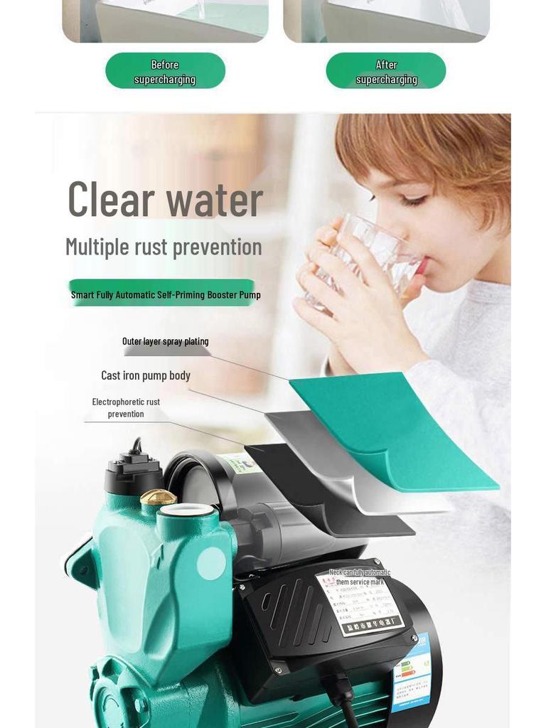 Home Automatic Silent Booster Pump for Tap and Shower Water Supply
