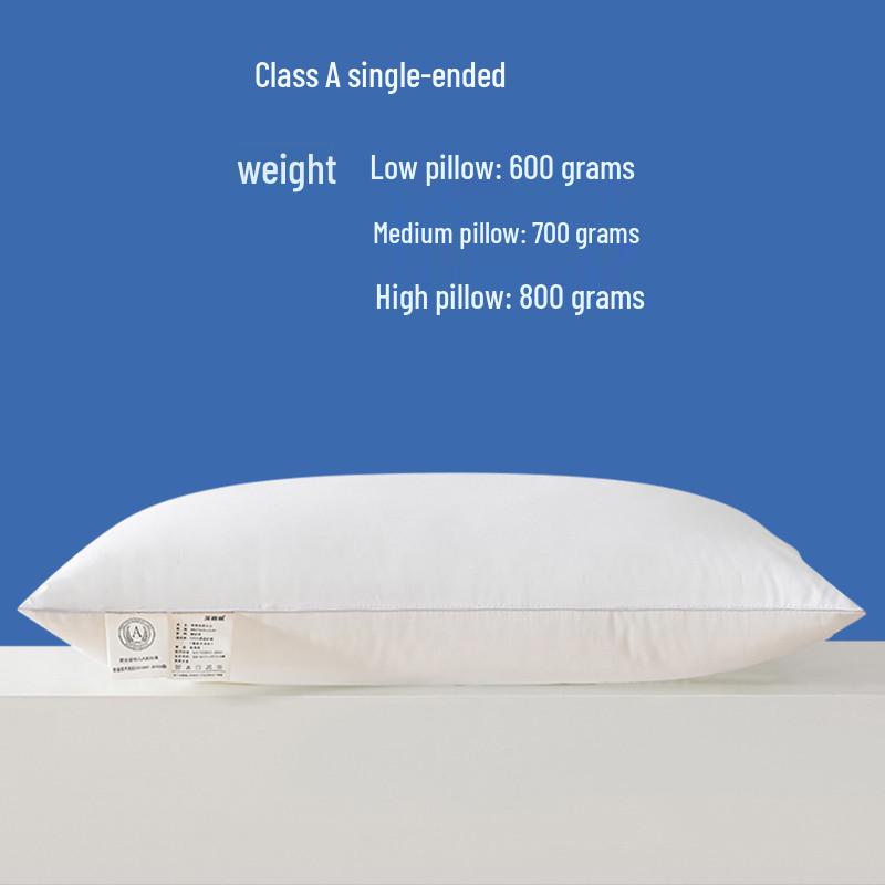 

Набір подушок для підтримки шиї - Подарунок для гостей готелю Hilton, Одинарний підголівник, Для домашнього використання 48*74cm Medium Pillow (Single) 650g