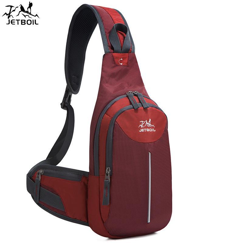 Unisex Outdoor Solid Color Crossbody Bag - Phone & Waist Pack