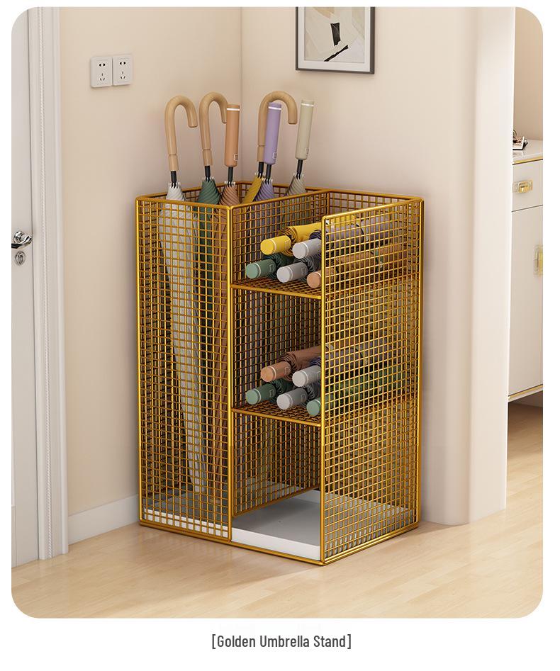 Entrance Umbrella Holder: Compact Water-Draining Stand for Home or Commercial Doorways