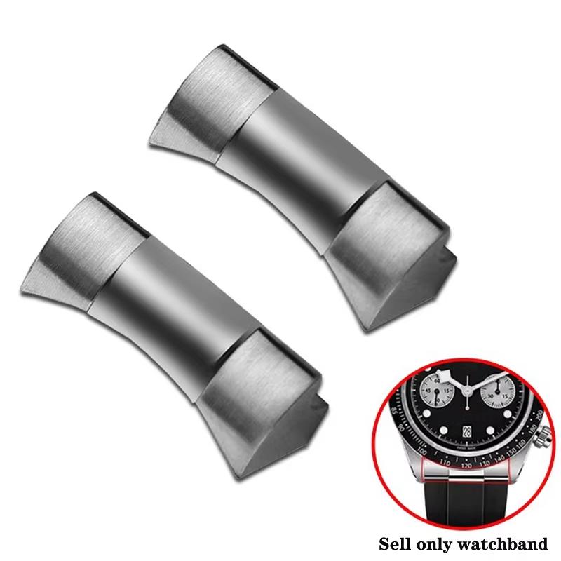 20mm 21mm For Rolex Daytona Submariner Date Black Green Yacht-Master Watch Arc Interface Solid Stainless Steel End Link Parts