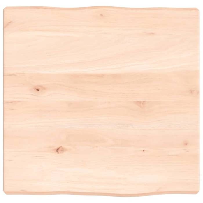 VidaXL Table Top Solid Oak Wood Untreated Matching Edge 363861