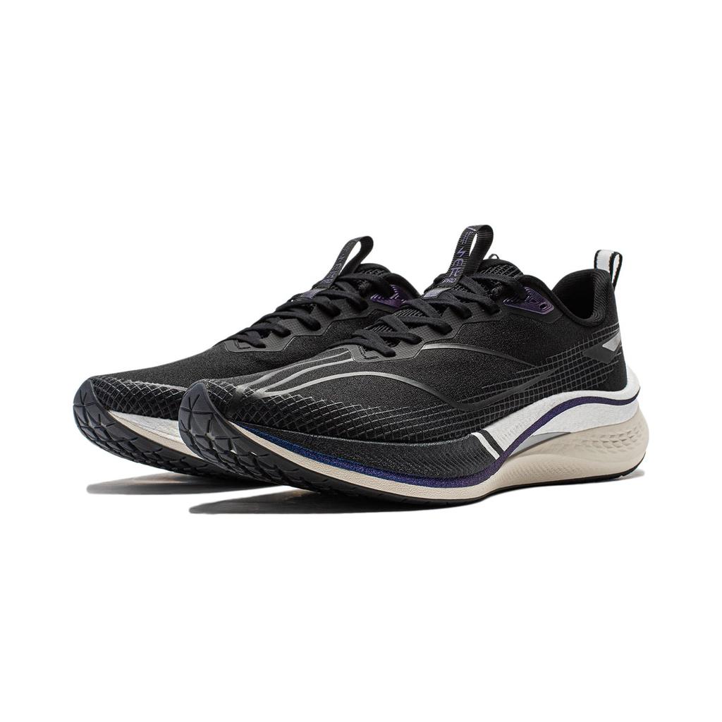 Li Ning Red Hare 7 Pro Cushioning Slip Resistant Lightweight Low Top Casual Running Shoes Men's Black ARPU001-3