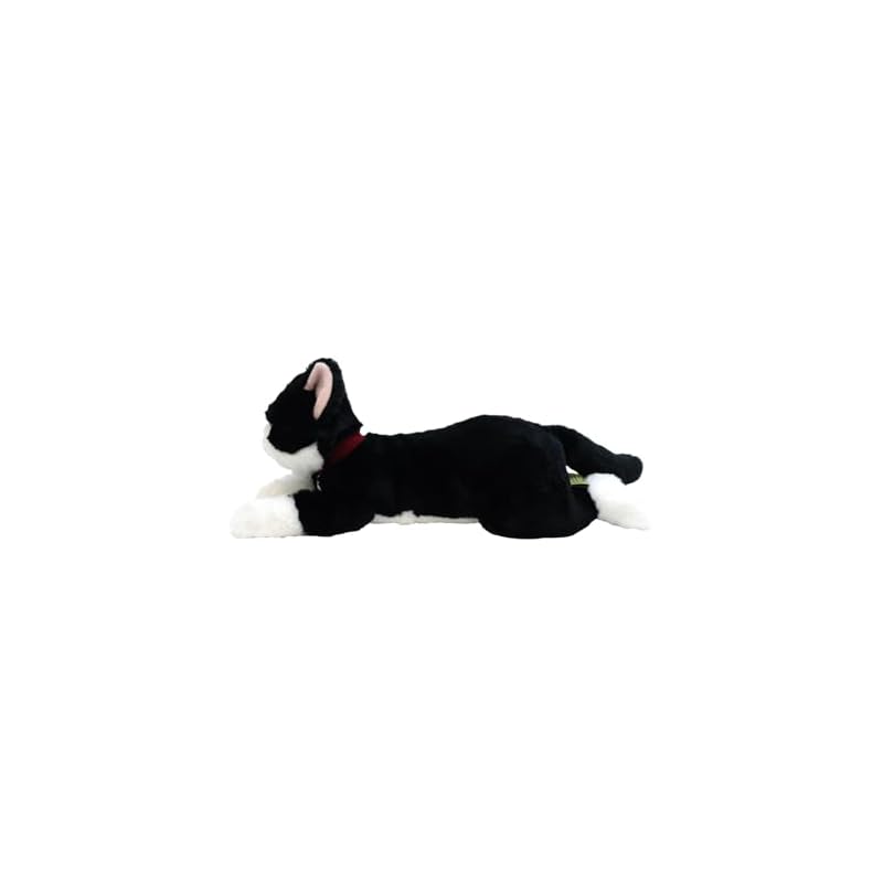 Sunlemon Knee Cat (Bicolor) S 13 x 36 x 15 cm Plush Toy (Renewed Version) Cute Animal Cat P-1513