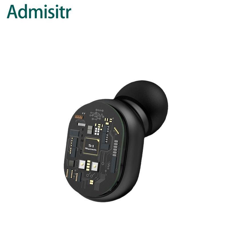Admisitr Inteligentní sluchátko Bluetooth s ukazatelem čísla Bezdrátové sportovní mini sluchátko Stereo do uší