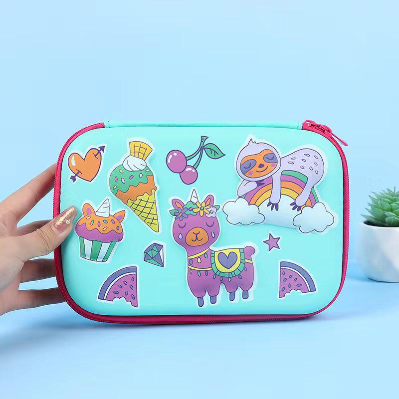 Cartoon Astronaut Large Capacity Pencil Case - Multi-purpose EVA Pencil Box for Kids