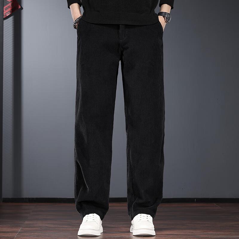 Мужские повседневные брюки прямого кроя из американского вельвета Jie Leino XL