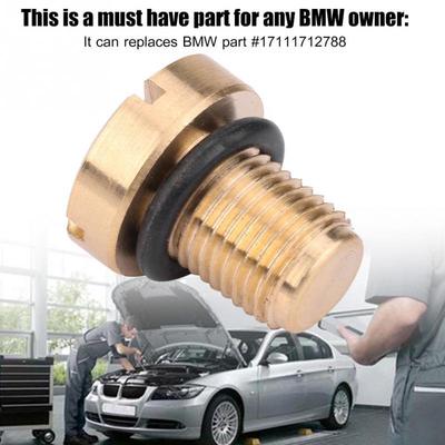 BMW E46 E83 E85 328Ci 325Ci Coolant Drain Plug in Expansion Tank Mounting Plate
