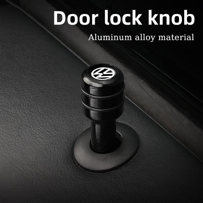 A1-Car Door Lock Pins Door Lock Pull Pin Cover Key Accessories For Volkswagen VW Polo Golf 6 7 8 Jetta Passat Tiguan Touran T-ROC