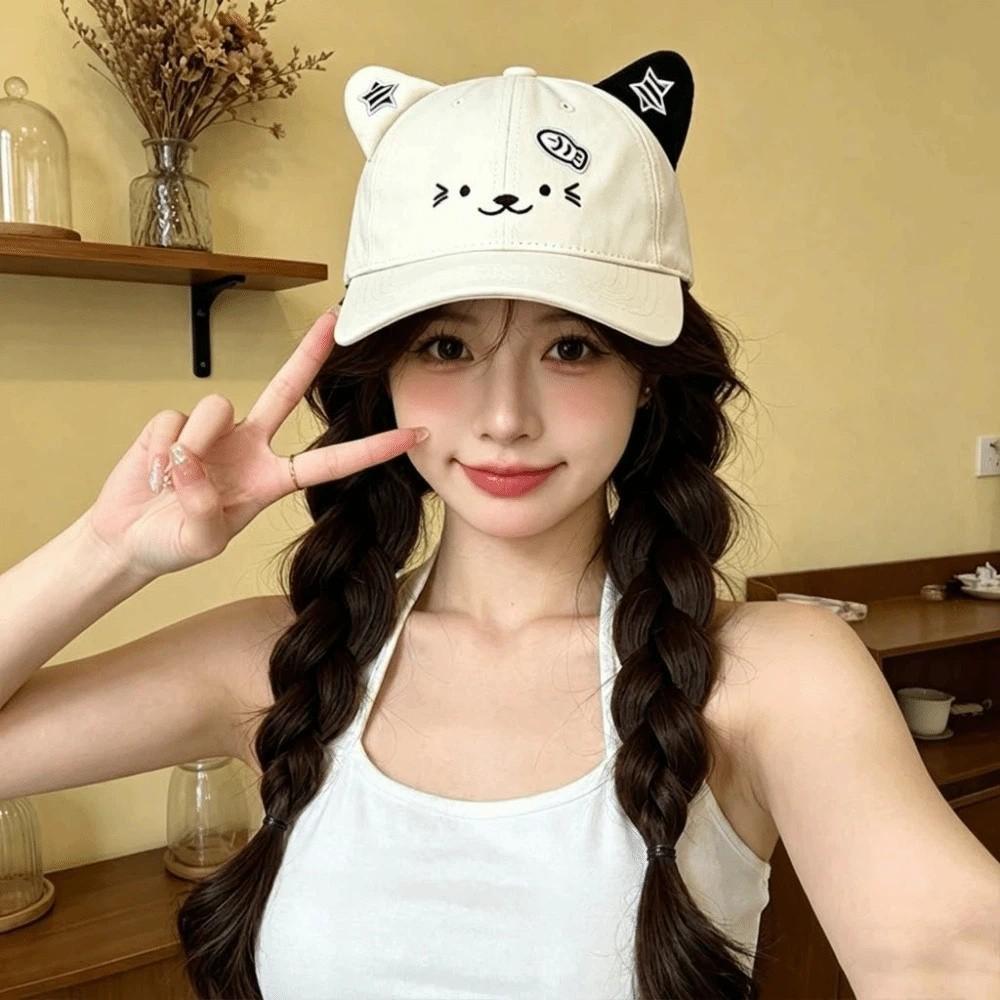 UV Protection Sun Hat Thin Duckbill Cap Cute Baseball Cap Women Spring Summer