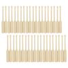 48Pcs Miniature Boat Paddles Model Wooden Oars Beach Style Sandbox Accessories Miniatures House Decorations Stand Items