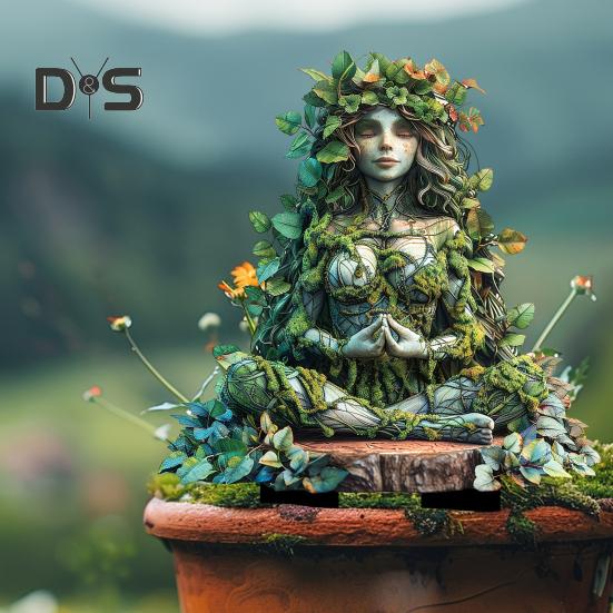 Акриловий садовий кілок Квітковий горщик Прикраса Кільця Фея Аксесуари для саду Кашпо Вставка для кімнатних рослин у горщиках