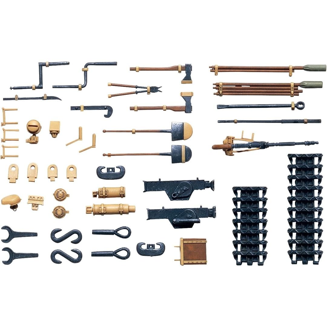 

TAMIYA Military Miniature Series German Army Panzer IV External Equipment Set Plastic Model 35185 1/35 No.185