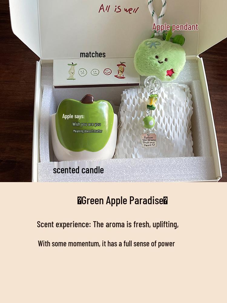 Apple Story Niche Bedroom Candles – Ideal Birthday Gifts for Men, Women, and Best Friends