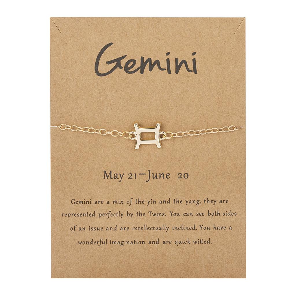 Unisex Zodiac Symbol Chain Jewelry With Alloy Material For Travel Souvenir And Personal Gift