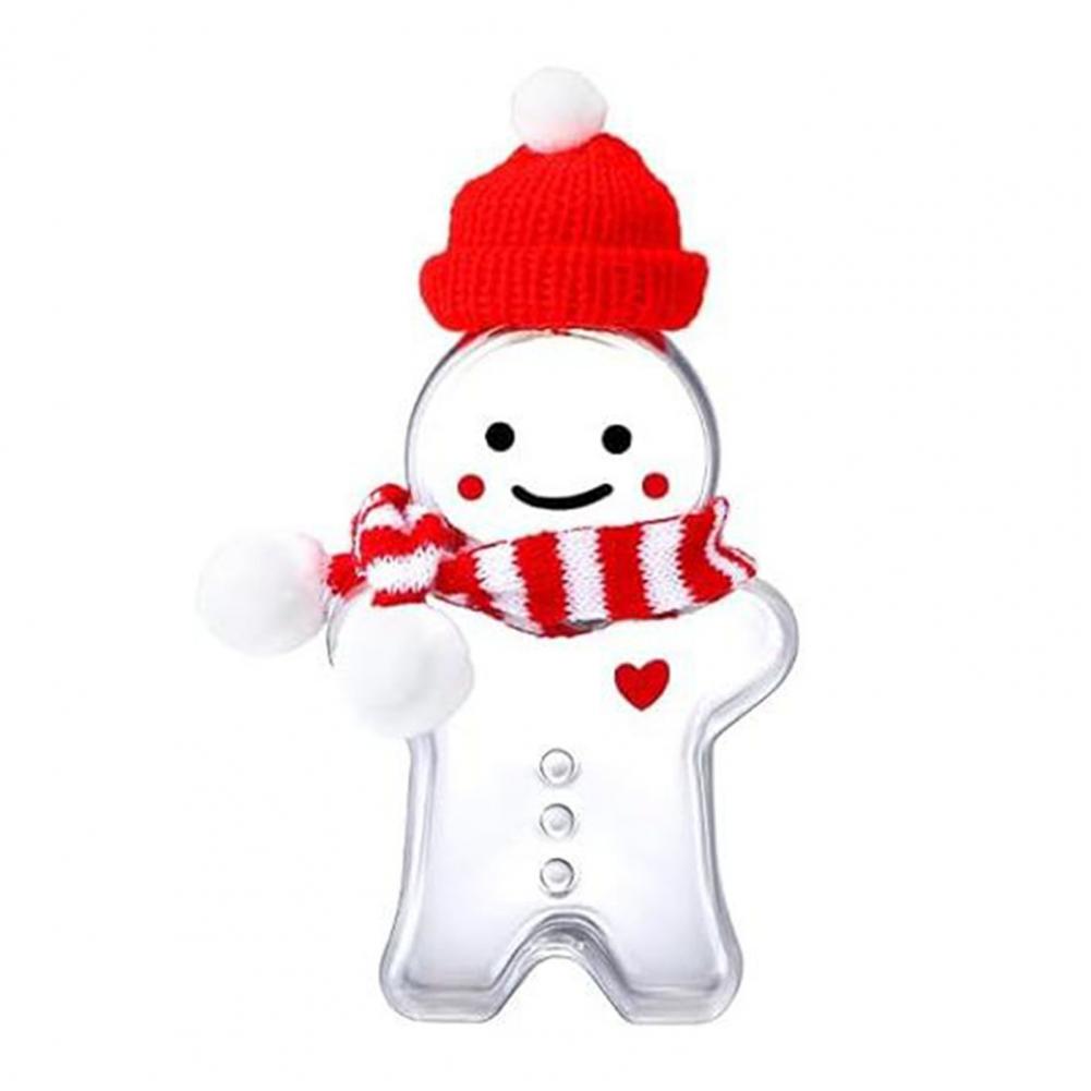 Unique Gingerbread Man Shape Cup Christmas Gingerbread Man Bottles Festive Gingerbread Man Drink Bottles for Milk for Holidays