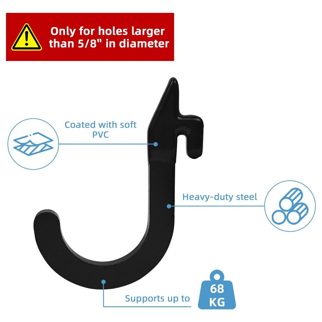 4Pcs Squat Rack Holder Attachments for Home Gym Storage Heavy Duty Weight Rack Holder with Storage Hook Perfect Gym Accessories