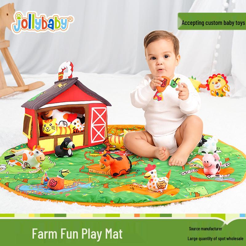 

Jollybaby Interactive Play Mat: Early Education Puzzle for 0-3 Year Olds