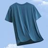 Men's Plus Size Quick Dry T-Shirt, Mesh Breathable High Elastic Short Sleeve Sport Tee (XL-5XL)
