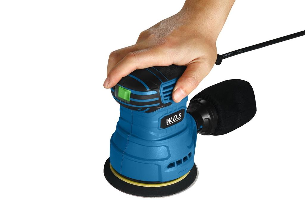 Szlifierka Mimośrodowa 1300W Antypoślizgowa | Kraft&Dele