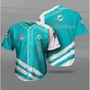 Mens Custom 3D Digital Print Baseball-Style Hoodie Tee Loose Fit Sport Shirt