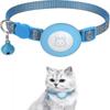 Airtag Cat Collar - Reflective Airtag Cat Collar Holder With Cat Co...