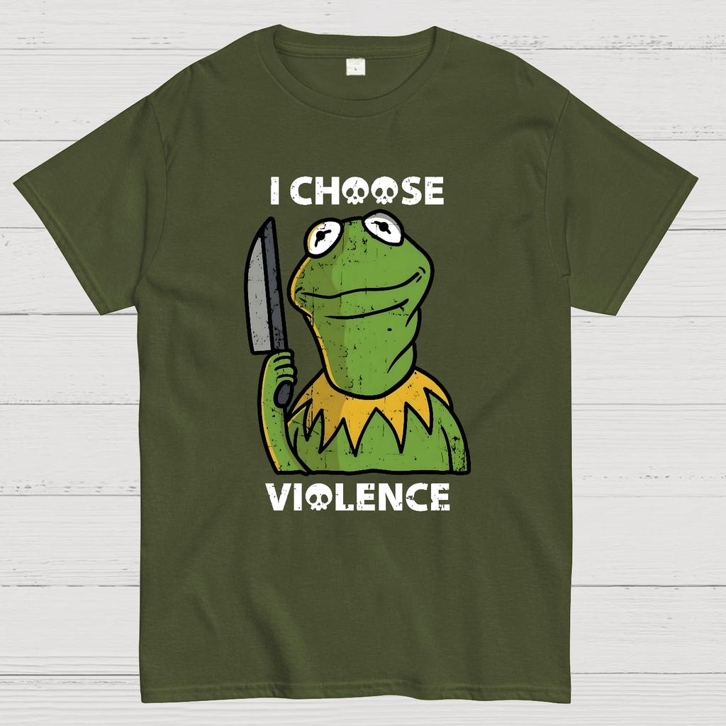 I Choose Violence Cotton Summer Casual Cool Loose T-Shirt