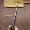5.7 Inch Utility Knife Sanmai-gawari Steel Blade Wood Handle Slicing Vegetables Cleaver Meat Kiritsuke Splitting Kitchen Knife