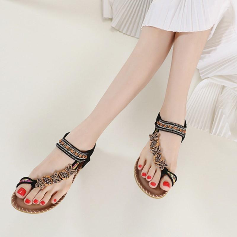 Fashion Sandals Shoes Women Summer Non-Slip Sandals Ladies Outdoor Walking Shoes Wedge Women's Shoes Casual Female Footwear Sandal Women