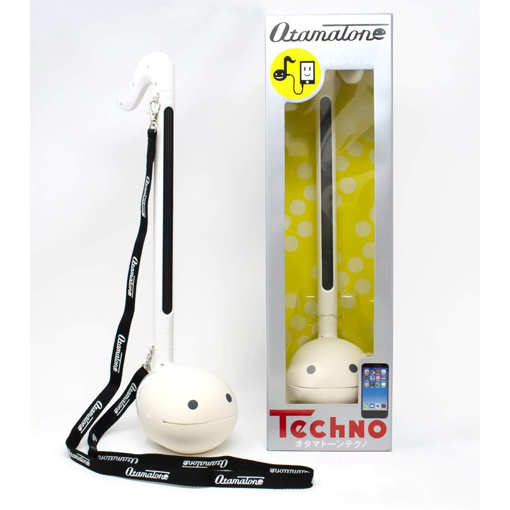 Otamatone Cube Techno White - Fun Electronic Musical Toy, Cool Synth Sound for Kids & Adults