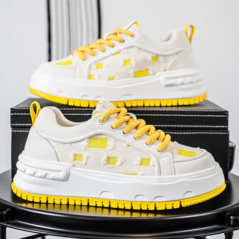 

Кеды мужские для скейтборда, обувь для мужчин, новые парусиновые спортивные и для отдыха, нескользящая обувь на толстой подошве, износостойкие, повседневные, модные 44