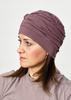 Rosalia Eggplant Turban Made of Bamboo Double Cap Even After Chemotherapy