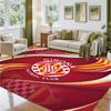 Girona FC Design Crystal Velvet Rug Soft Decorative Mat for Bedroom Entrance