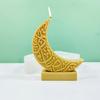 Eid Candle Molds, Moon Shaped Candle Molds for Holiday Decorations Holiday