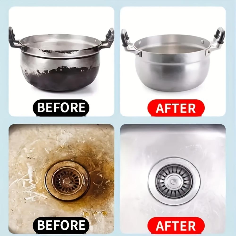 Mehrzweck-Metallpolierpaste - zum Polieren und Aufarbeiten von Eisen-, Kupfer- und Edelstahloberflächen. Geeignet für ba