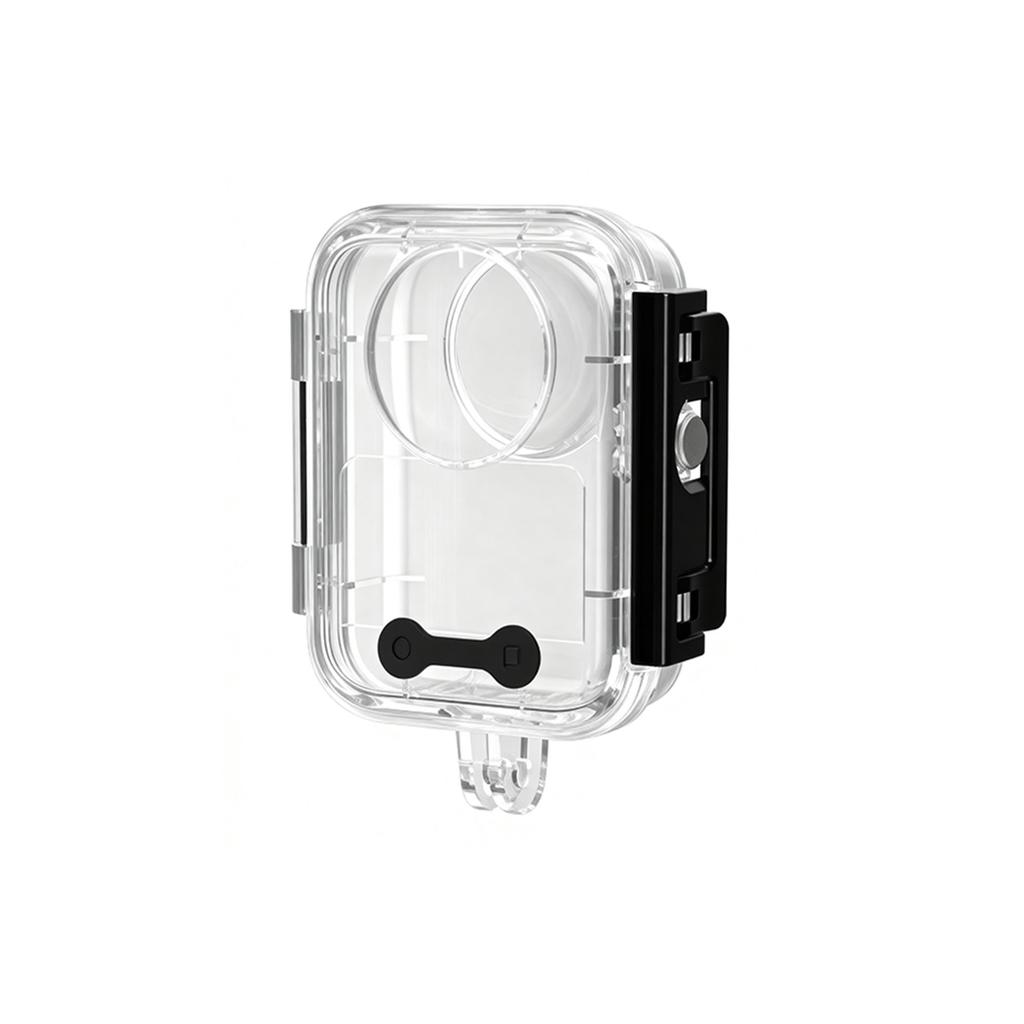 Full Coverage Camera Waterproof Shell 144FT Depth PC Construction Quick Release Mechanism for 360 Camera Diving Case
