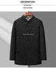 Men's Thickened Fleece-Lined Winter Jacket for Middle-Aged & Elderly: Warm Cotton Padded Coat