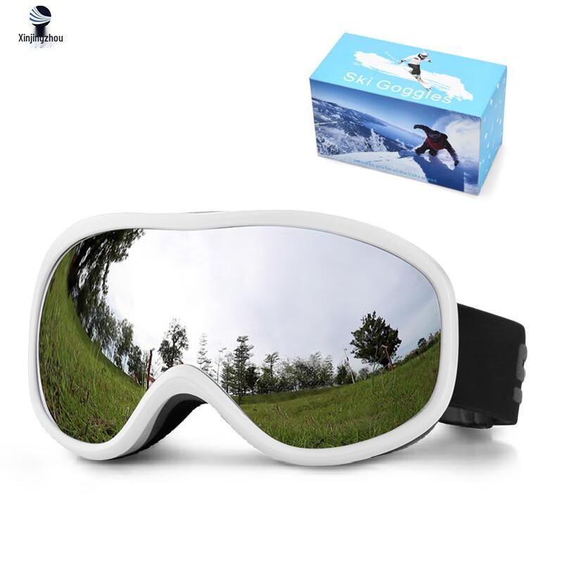 Double-Layer Anti-Fog Ski Goggles