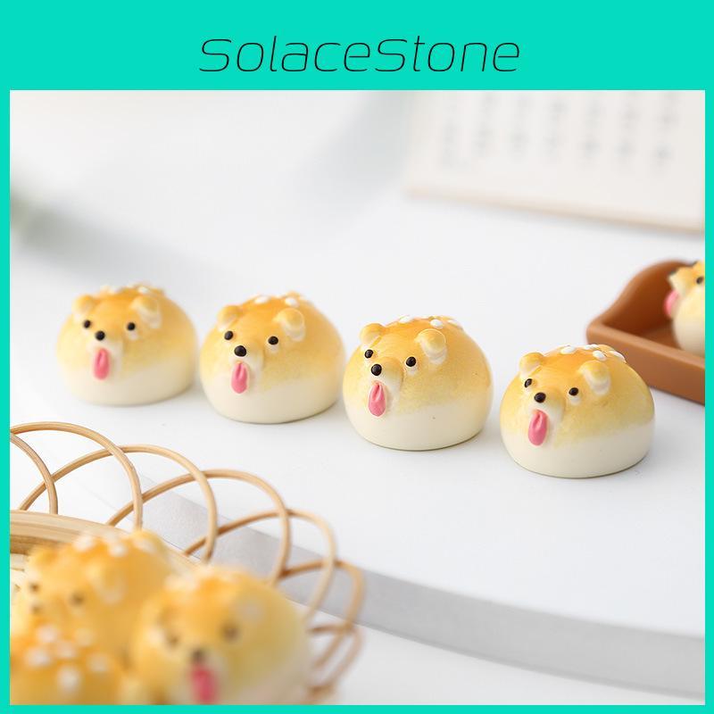 Charming Hamburger Dog Model Collectible Blind Box Delightfully Cute Miniature Display Decor