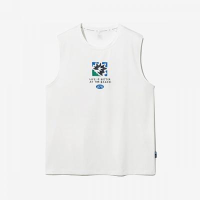 PolyesTer Summer Graphic Sleeveless T shirT