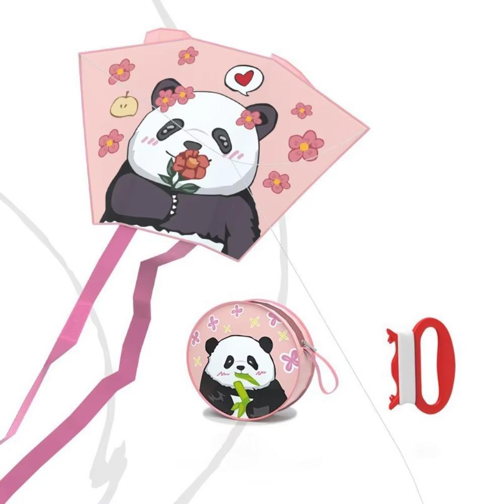 

Panda Children Sports Kites Rabbit Spring Outing Pocket Kite Cartoon Children Kite Fun Sports Style D